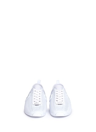 正面 - 点击放大 - MELISSA - 'Love System Now' neoprene perforated PVC sneakers