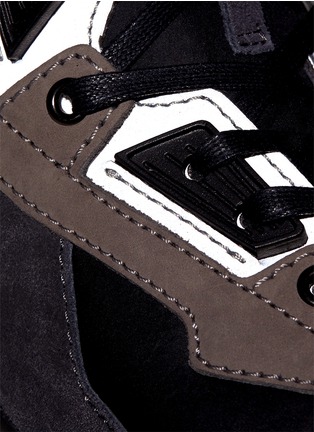  - LANVIN - SIGNATURE拼贴设计真皮运动鞋
