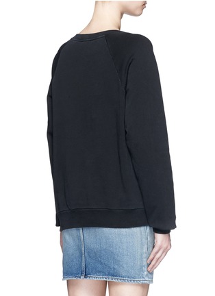 背面 - 点击放大 - SAINT LAURENT - 字母刺绣纯棉卫衣