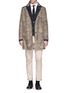模特儿示范图 - 点击放大 - VALENTINO GARAVANI - 单色纯棉西服外套