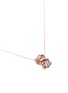 模特儿示范图 - 点击放大 - BAO BAO WAN - 小小系列钻石猴子18K玫瑰金项链