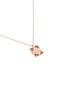 模特儿示范图 - 点击放大 - BAO BAO WAN - 小小系列福字红包18K玫瑰金项链