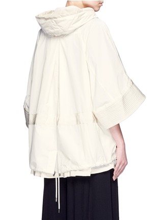 背面 - 点击放大 - MONCLER - HIBISCUS喇叭袖绗缝连帽夹克