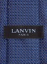 细节 - 点击放大 - LANVIN - 波点刺绣真丝领带