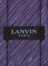 细节 - 点击放大 - LANVIN - 斜条纹提花真丝领带