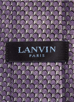细节 - 点击放大 - LANVIN - 波点提花真丝领带