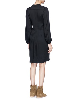 背面 - 点击放大 - ISABEL MARANT ÉTOILE - NEIL深V褶裥连衣裙