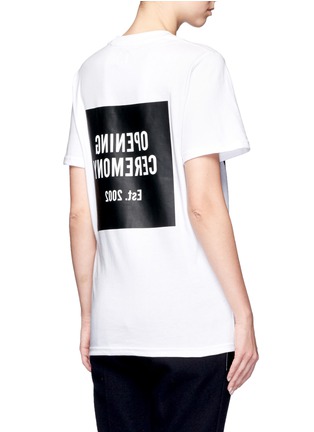 背面 - 点击放大 - OPENING CEREMONY - 品牌标志胶印纯棉T恤