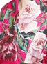 细节 - 点击放大 - DOLCE & GABBANA - 玫瑰花锦缎和服式外套