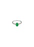 首图 - 点击放大 - SAMUEL KUNG - Jade diamond 18k white gold ring