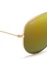 细节 - 点击放大 - RAY-BAN - 'Aviator Large Metal' mirror sunglasses