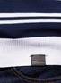 细节 - 点击放大 - WHITE MOUNTAINEERING - 条纹丝绵针织开衫