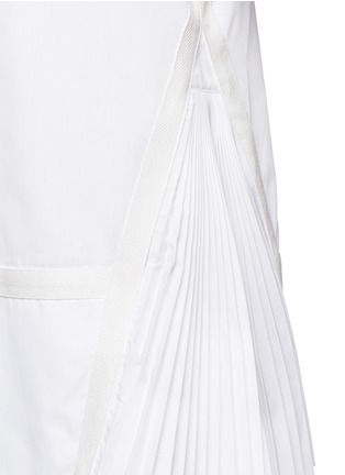 细节 - 点击放大 - SACAI - 布条边饰百褶拼接上衣