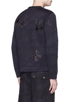 背面 - 点击放大 - VALENTINO GARAVANI - 迷彩暗花蝴蝶拼贴上衣