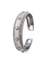 BUCCELLATI Macri钻石18k金及白金开口手镯
