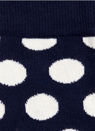 细节 - 点击放大 - HAPPY SOCKS - 拼色波点图案袜子