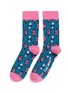 首图 - 点击放大 - HAPPY SOCKS - 眼睛嘴唇图案混棉袜子