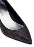 细节 - 点击放大 - STUART WEITZMAN - Discopoco仿水晶装饰闪粉高跟鞋