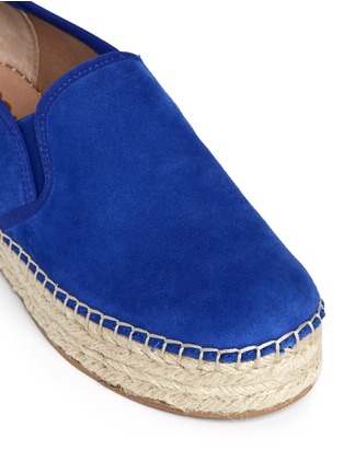 细节 - 点击放大 - SAM EDELMAN - CARRIN麂皮麻编厚底鞋