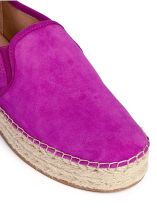 细节 - 点击放大 - SAM EDELMAN - CARRIN麂皮麻编厚底鞋