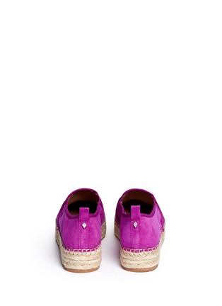 背面 - 点击放大 - SAM EDELMAN - CARRIN麂皮麻编厚底鞋