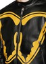 细节 - 点击放大 - VALENTINO GARAVANI - SUPER-H蝙蝠侠标志真皮外套