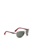 模特儿示范图 - 点击放大 - RAY-BAN - Curve aviator junior sunglasses