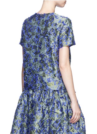 背面 - 点击放大 - ANAÏS JOURDEN - 花卉迷彩毛饰上衣