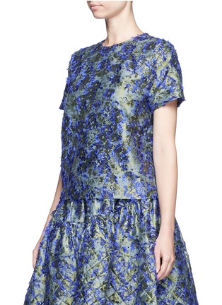 正面 -点击放大 - ANAÏS JOURDEN - 花卉迷彩毛饰上衣