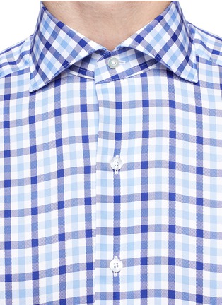 细节 - 点击放大 - TOMORROWLAND - Check cotton woven shirt