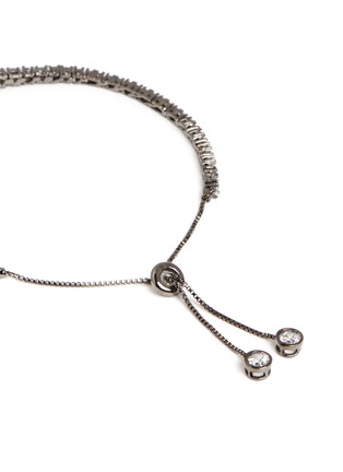 细节 - 点击放大 - CZ BY KENNETH JAY LANE - 圆形方晶锆石手链