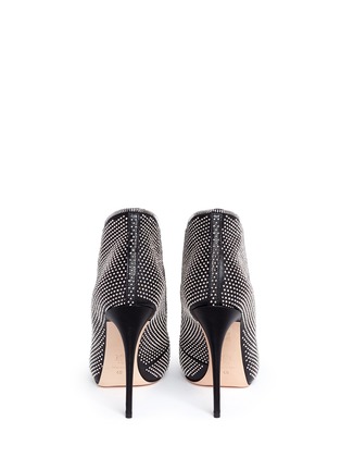 背面 - 点击放大 - ALEXANDER MCQUEEN - 铆钉真皮高跟踝靴