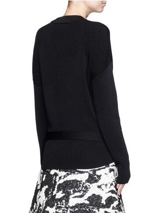 背面 - 点击放大 - NEIL BARRETT - 腰带圆领针织衫