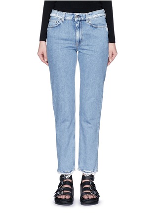 细节 - 点击放大 - ACNE STUDIOS - 车缝线磨破装饰牛仔裤