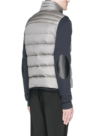 背面 - 点击放大 - MONCLER - 亮面拼接无袖羽绒服