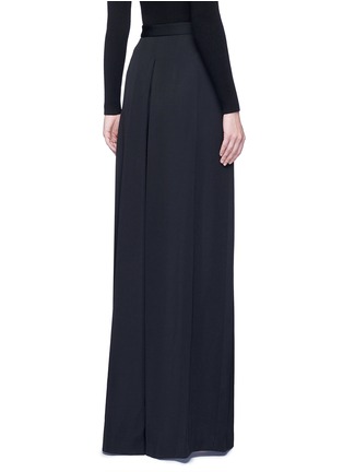 背面 - 点击放大 - ALEXANDER MCQUEEN - 褶裥羊毛阔腿裤