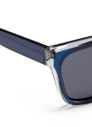 细节 - 点击放大 - SELF-PORTRAIT - x Le Specs EDITION 2拼色顶框板材Wayfarer太阳眼镜