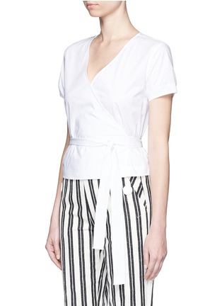 正面 -点击放大 - THEORY - ANALICE弹力府绸包裹式衬衫