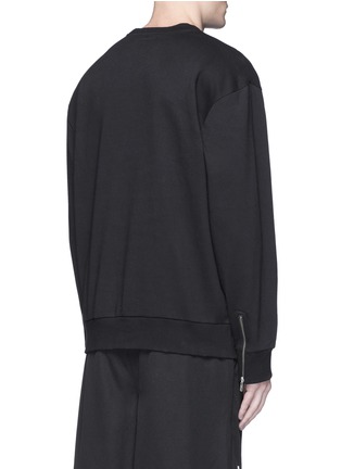 背面 - 点击放大 - INSTED WE SMILE - 船锚笑脸造型纯棉卫衣