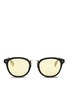 首图 - 点击放大 - HAZE COLLECTION - 'Edge' metal temple matte acetate round sunglasses