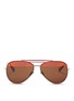 首图 - 点击放大 - HAZE COLLECTION - 'Raze' coated metal aviator sunglasses