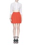 模特儿示范图 - 点击放大 - ALAÏA - Broderie anglaise drawstring hem cropped shirt
