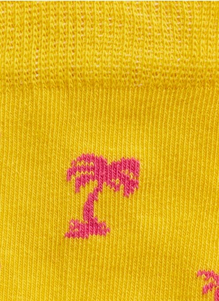 细节 - 点击放大 - HAPPY SOCKS - 棕榈树苏打水图案儿童袜套装