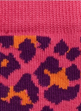 细节 - 点击放大 - HAPPY SOCKS - 拼色花纹儿童袜套装