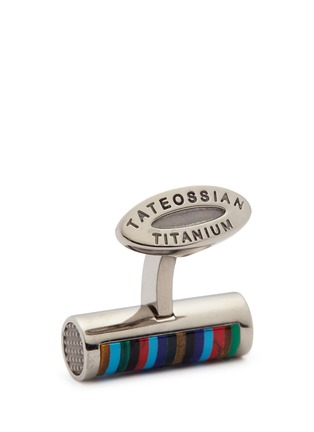 细节 - 点击放大 - TATEOSSIAN - 多彩半宝石袖扣