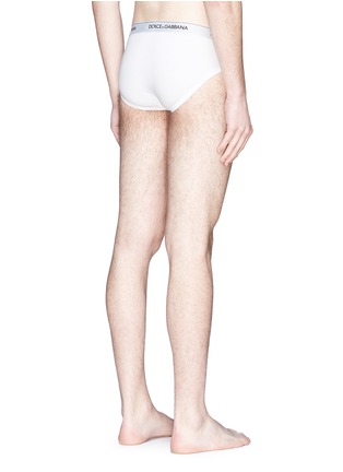 背面 - 点击放大 - DOLCE & GABBANA - 棉质三角内裤两件套