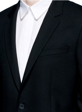 细节 - 点击放大 - GIVENCHY - 单色羊毛西服套装