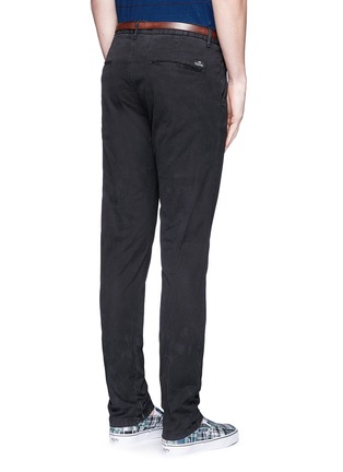 背面 - 点击放大 - SCOTCH & SODA - STUART修身腰带棉质长裤