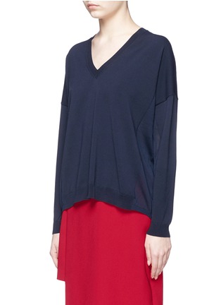 正面 -点击放大 - ACNE STUDIOS - Heia混棉针织衫