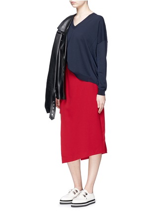 模特儿示范图 - 点击放大 - ACNE STUDIOS - Heia混棉针织衫